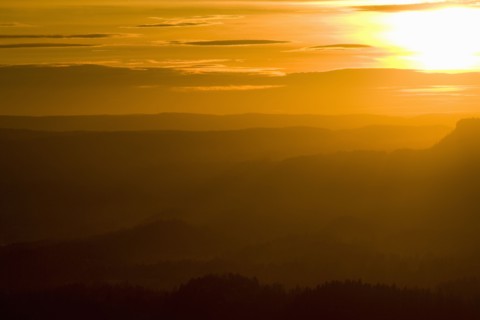 Sunset, Oslo, Norway, . Photographe : Shawn O'Connor