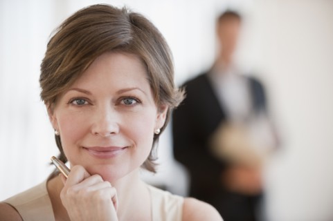 Portrait of successful mature businesswoman.