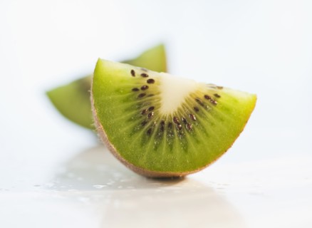 Sliced kiwi.