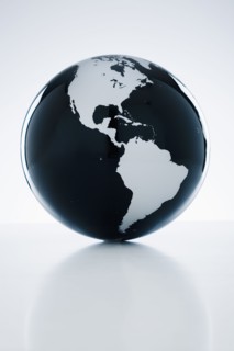 A globe.