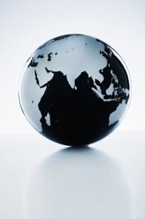 A globe.