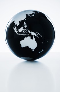 A globe.