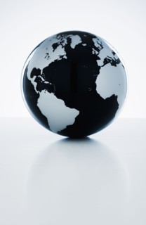 A globe.