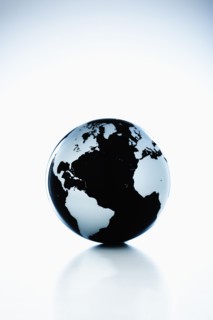A globe.