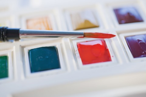 Paint supplies.