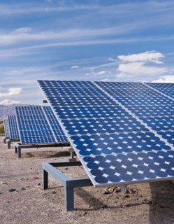 Solar panels.