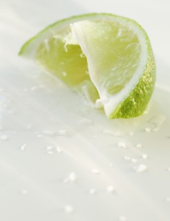 A lime wedge