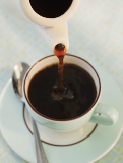 Coffee being poured