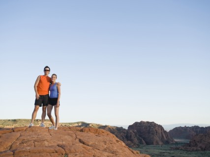 Runners at Red Rock taking a break