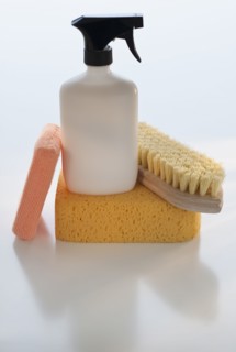 Cleaning supplies.