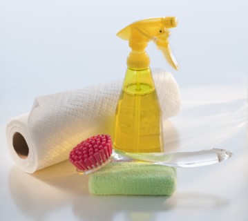 Cleaning supplies.