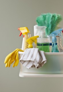 Cleaning supplies.