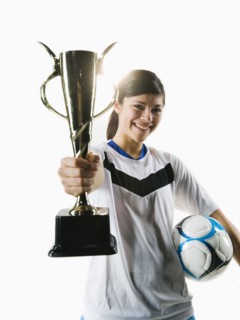 A soccer player