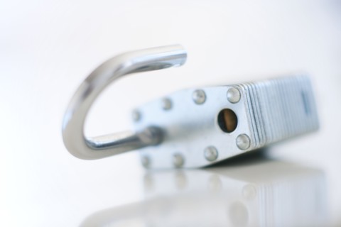 A padlock.