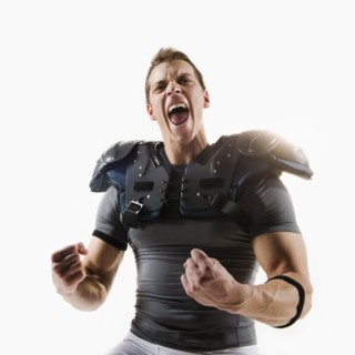 A football player