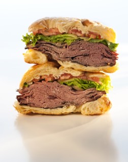 A tasty sandwich.