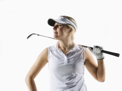 A golfer