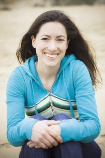 A woman at the beach