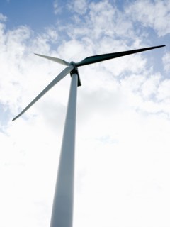 A wind turbine