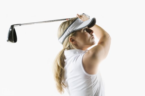 A golfer