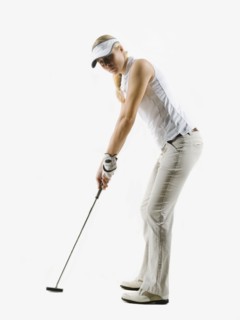 A golfer