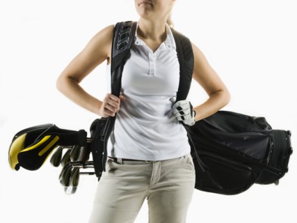 A golfer