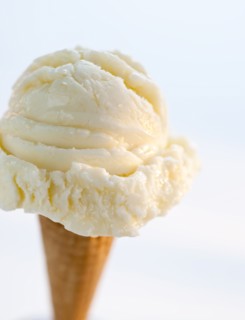 An ice cream cone.