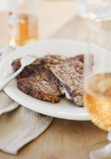 Steak and beer
