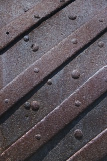 A metal surface.