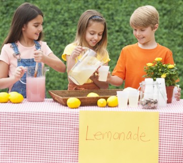 A lemonade stand.