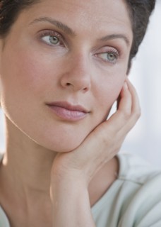Woman's face.