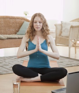 Woman doing yoga