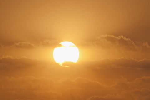 Sunset.