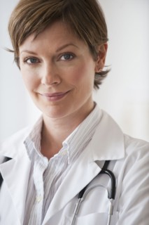 Female doctor.