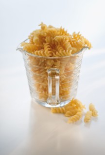Pasta in bowl.