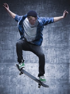 Male Skateboarding