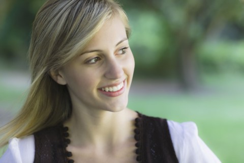 Smiling woman