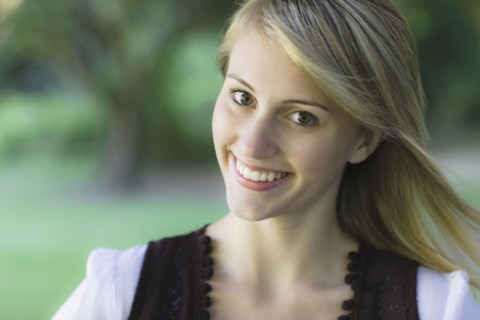 Smiling woman