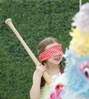 Child with pinata