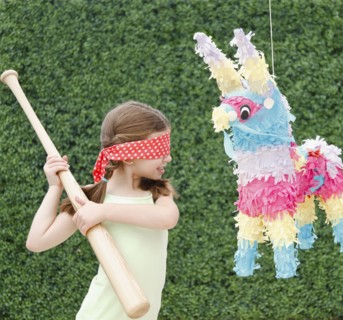 Child with pinata