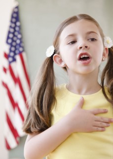Child singing
