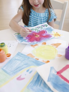 Child drawing