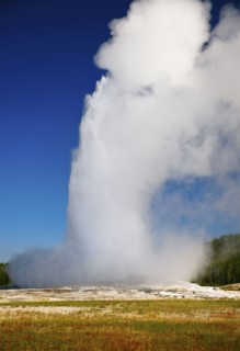 Old Faithful Geyser.