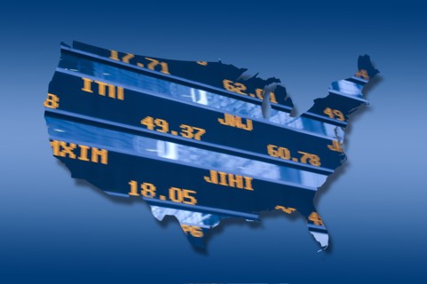 Stock symbols.