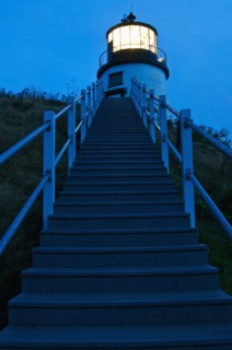 Stairs leading Up to Lighthouse