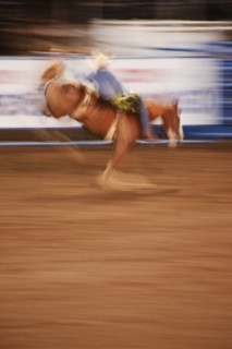 Bronco riding