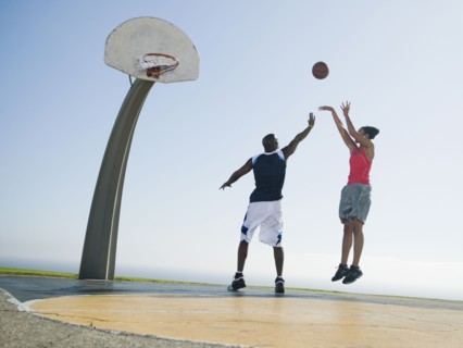 Basketball players