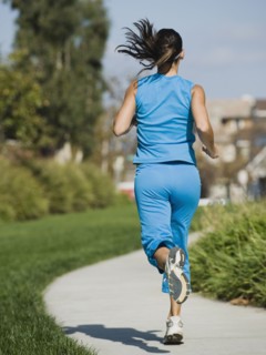 Woman jogging