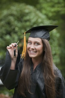 Graduate with keys