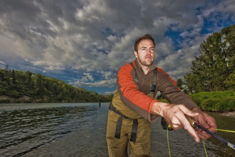 Fly fisherman